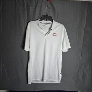 Nike On field Apparel Dri-fit Short Sleeve Shirt White Size M NFL Chicago bears